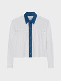 Celia Shirt Denim Cotton Poplin - ELV Denim