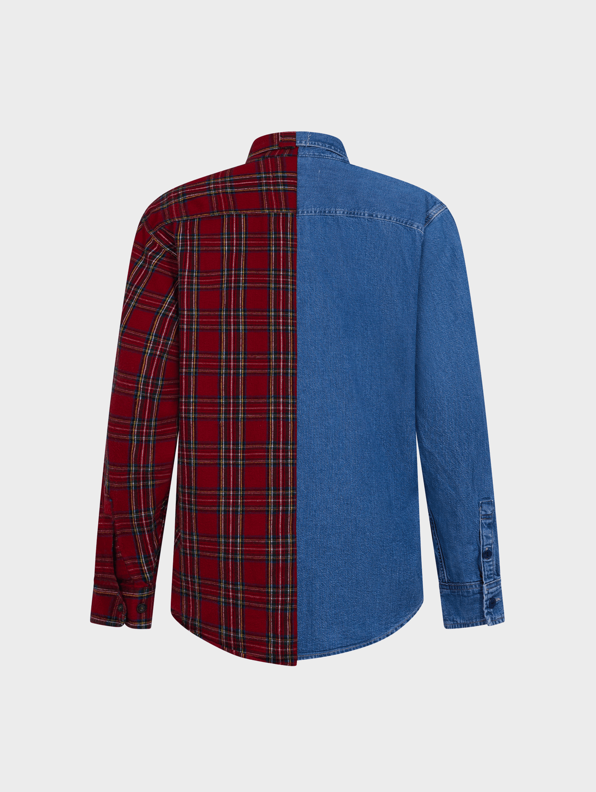 Martha Shirt Denim Check Flannel - ELV Denim