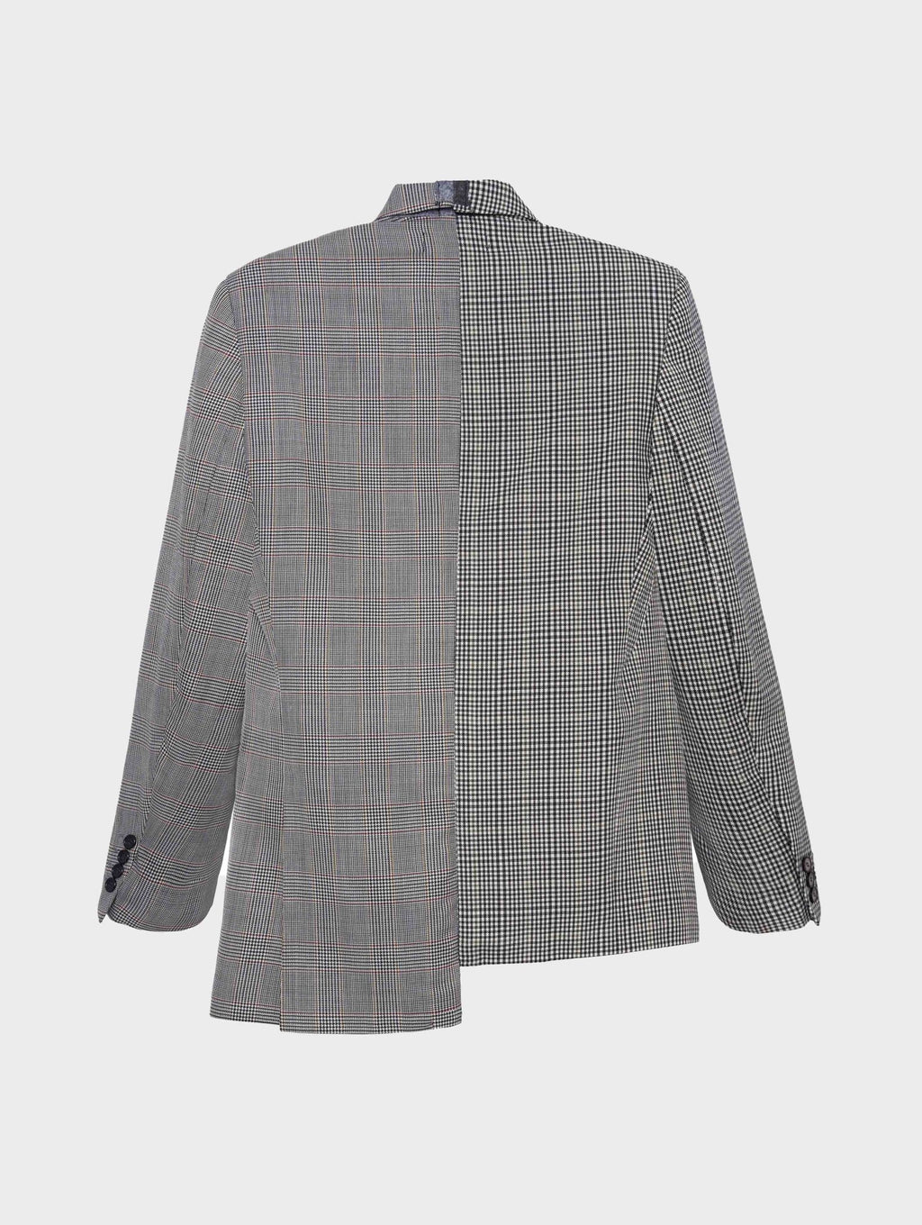 The Jamie Blazer Monochrome Check Suiting - ELV Denim