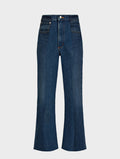 Dark Blue Match Flare Jean - E.L.V. Denim